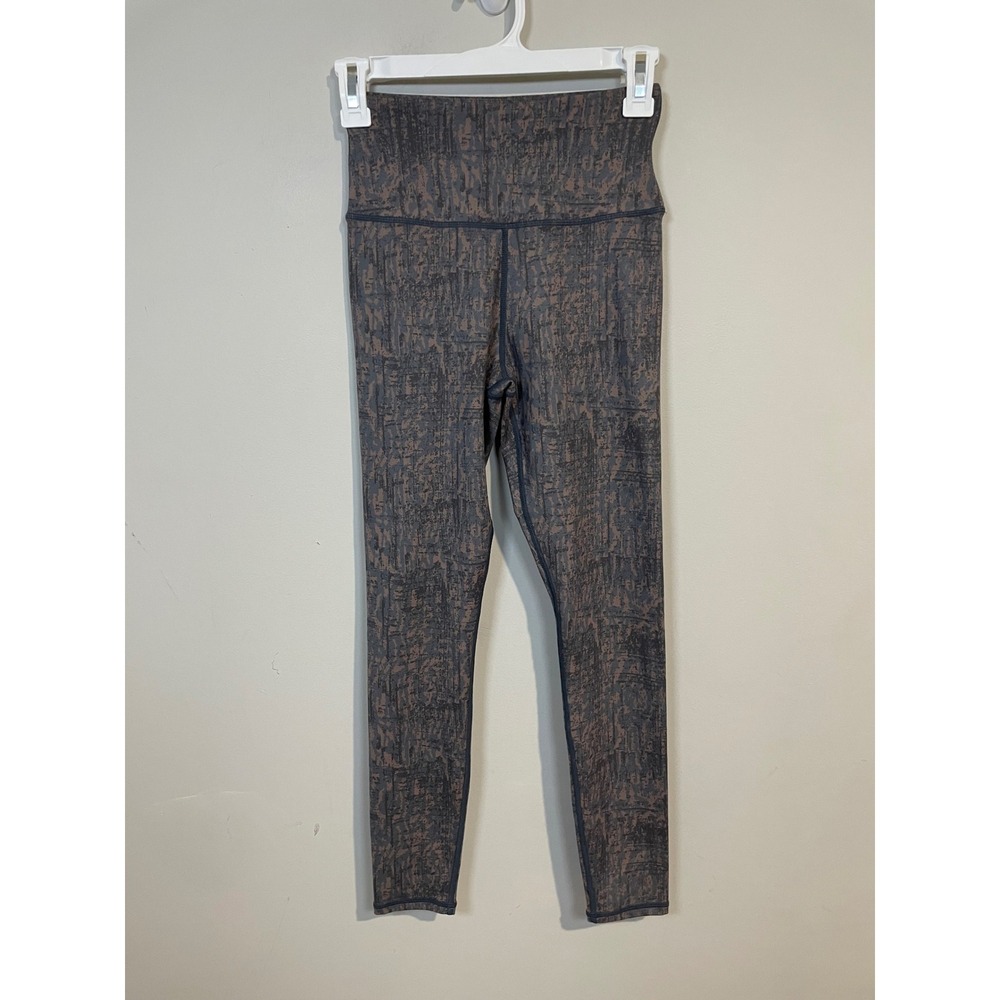 Varley Century Leggings in Blue Dusty‎ Grain Size XS Athleisure Active Workout